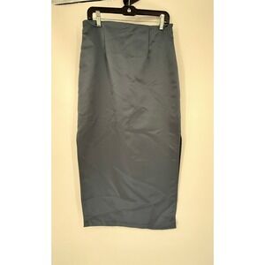Vintage 90s Byer Too! Gray Maxi Skirt Fairy Grunge Y2K Minimalist Small